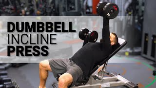 Alternating Dumbbell Incline Press exercise video thumbnail