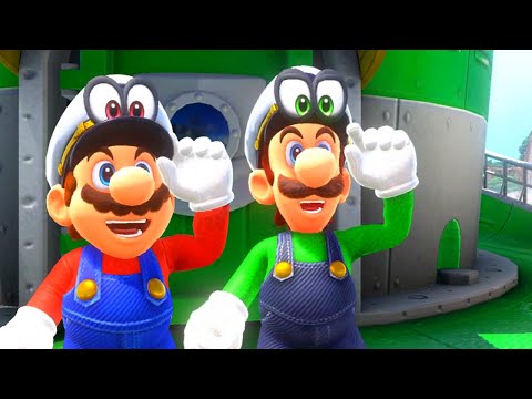 Super Luigi Odyssey 2 Player Co-Op - Walkthrough Part 2