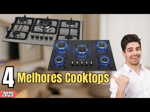 Os 4 Melhores Cooktops de 2025 (Potentes, Modernos e Custo-Benefício!)