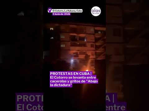 El Cotorro se levanta entre cacerolas y gritos de "Abajo la dictadura"
