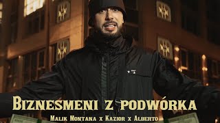Kadr z teledysku Biznesmeni z podwórka tekst piosenki Malik Montana, Kazior, Alberto