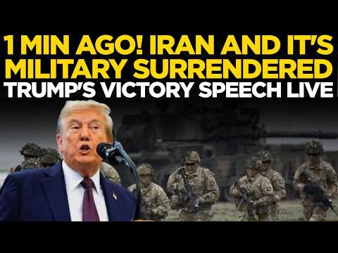 TRUMP IRAN ANNOUNCEMENT LIVE | President Trump Makes Major Statement From The White House | Trump