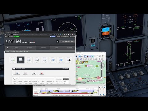 Navigraph, LittleNavMap and Simbrief Integration in the FlyByWire A320 in Microsoft Flight Simulator