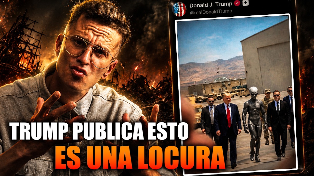 TRUMP ACABA DE PUBLICAR ESTO EN PLENA DESCLASIFICACIÓN OVNI