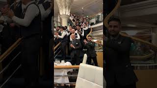 #shorts Royal Caribbean Vision of the Seas Main Dining Room Wait Staff Dance