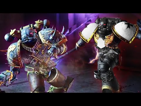 4 Black Templars vs Chaos Invasion! - Warhammer 40k: Space Marine, Augmented Mod