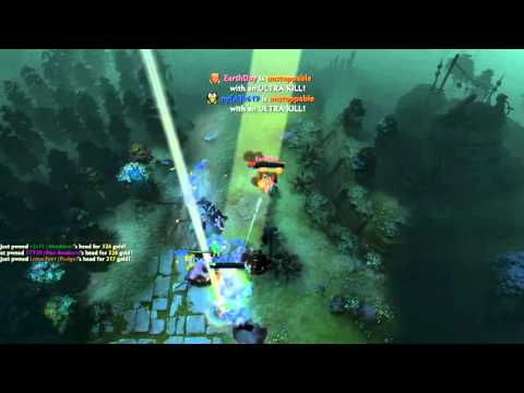 Dota 2 Invoker vs Medusa Double Rampage
