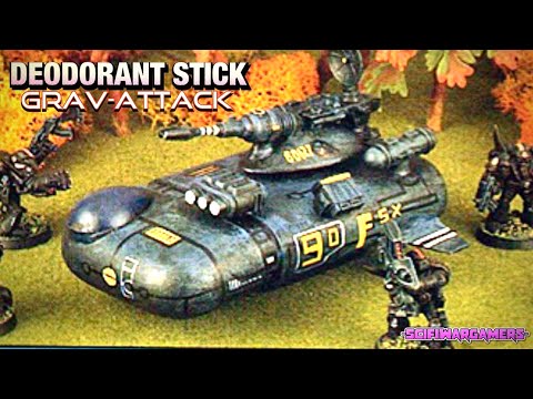 How to make an Oldhammer Grav-attack vehicle from a Deodorant Stick - Rogue Trader
