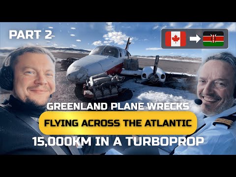 GREENLAND PLANE WRECK. Temperature correction explained on a SAAB340 Atlantic Crossing (Part 2 of 3)