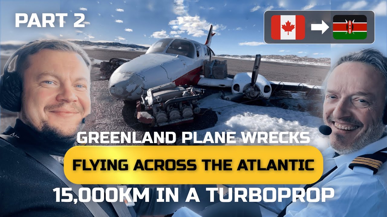 GREENLAND PLANE WRECK. Temperature correction explained on a SAAB340 Atlantic Crossing (Part 2 of 3)