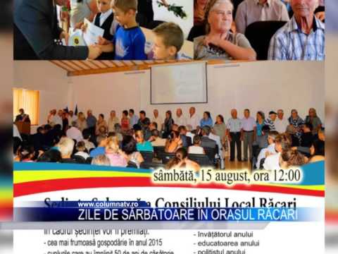 Zile de sarbatoare in orasul Racari - www.columnatv.ro