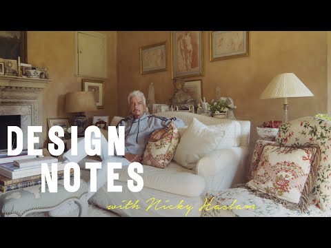 Nicky Haslam gives an intimate tour of his legendary folly | Design Notes