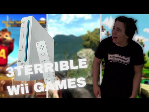 Playing 3 Bad Nintendo Wii Games... (Alvin And The Chipmunks: Chipwreaked, Chicken Blaster)