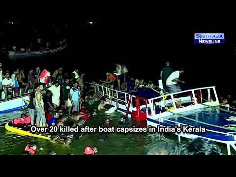 Over 20 killed after boat capsizes in India's Kerala