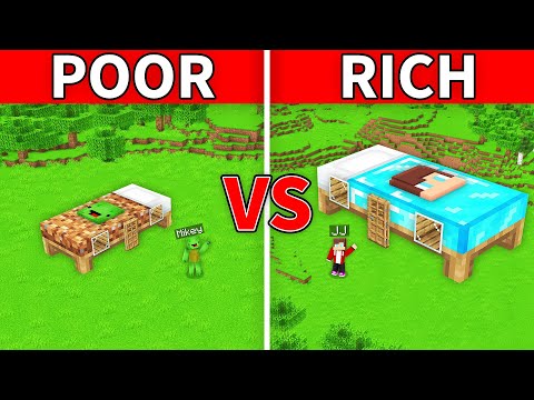 Mikey vs JJ: Poor Family vs Rich Family in Minecraft!