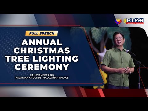 Annual Christmas Tree Lighting Ceremony (Speech) 11/23/2025