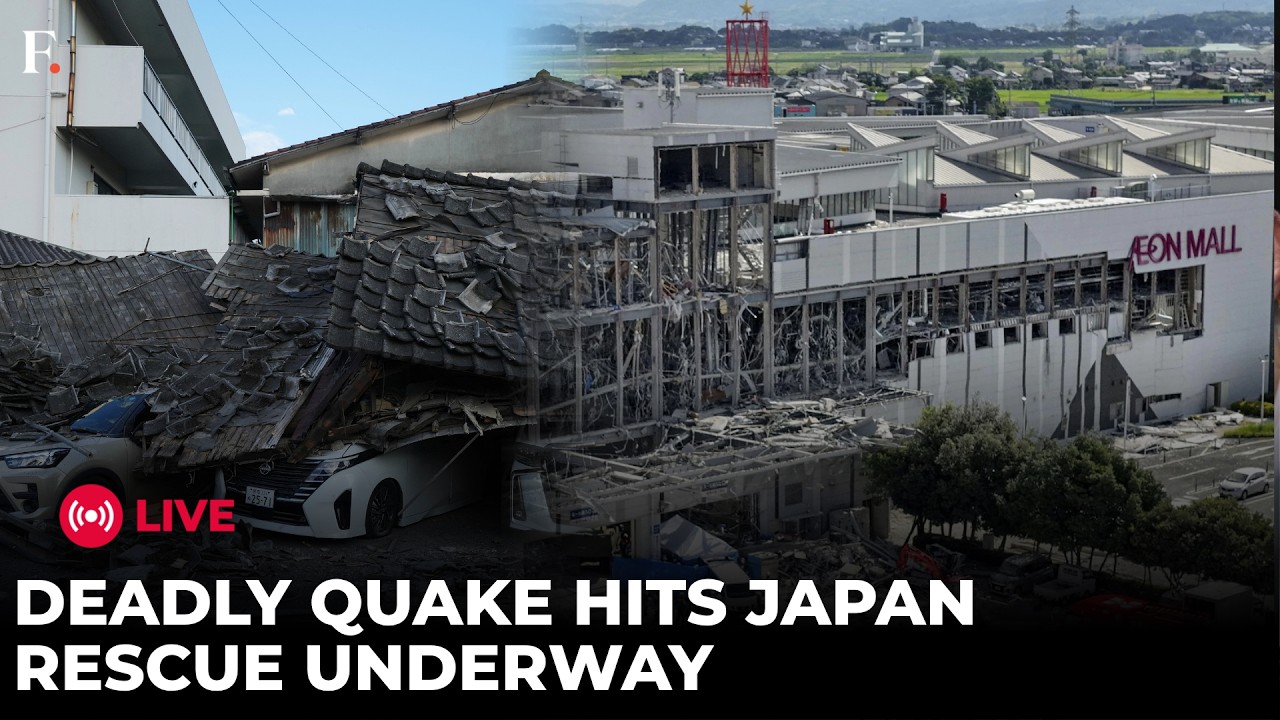 JAPAN EARTHQUAKE LIVE: Rescue Teams Race to Save Survivors at Collapsed Mall