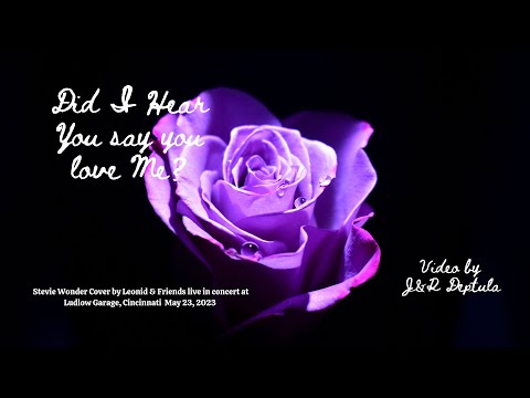 Did I hear you say you love me ? Mihail  Puntov of Leonid & Friends a  photos  overlay.  May 2023