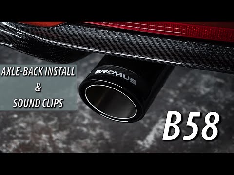 REMUS AXLE-BACK EXHAUST INSTALL ON MY F30 BMW 340i