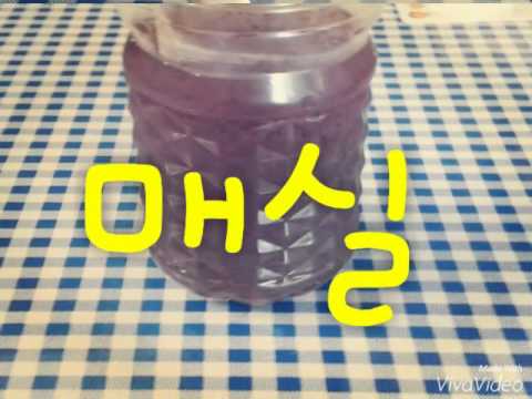 매실차  만들기