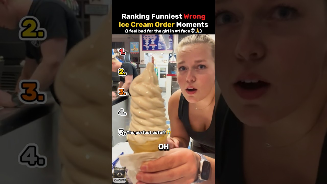 Ranking Wrong Ice Cream Orders🤣🍦