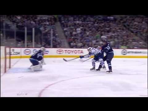Bozak Breakaway Goal - Leafs 1 vs Jets 1 - Feb 7th 2013 (HD)