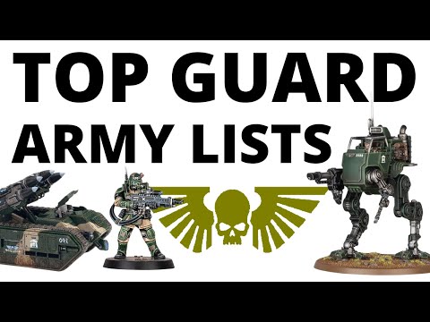 Astra Militarum Winning Big! Five Strong Imperial Guard Army Lists