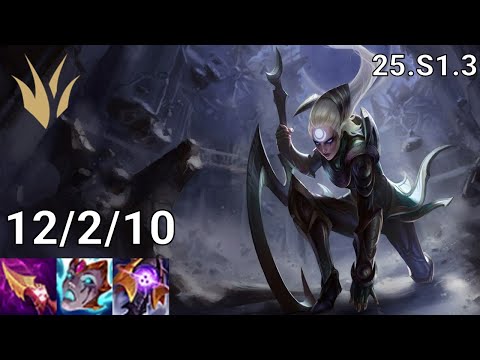 Diana Jungle vs Lillia - EUW Master | Patch 25.S1.3