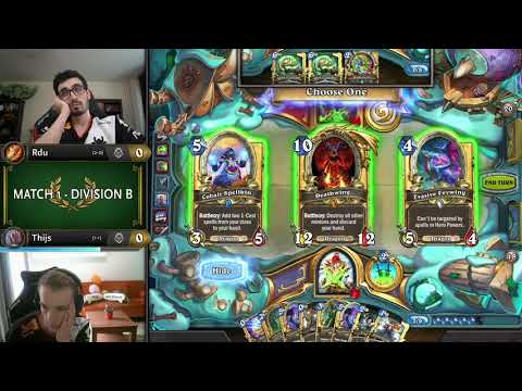 Rdu vs Thijs - Division B - Hearthstone Grandmasters Europe 2020 Season 1 - Week 5