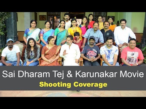 Sai Dharam Tej And Karunakar Movie Shoot Coverage