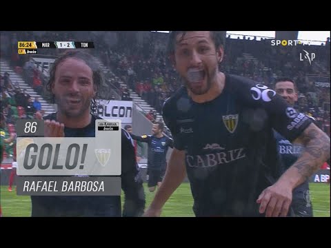 Goal | Golo Rafael Barbosa: Marítimo 1-(2) Tondela (Liga 21/22 #28)