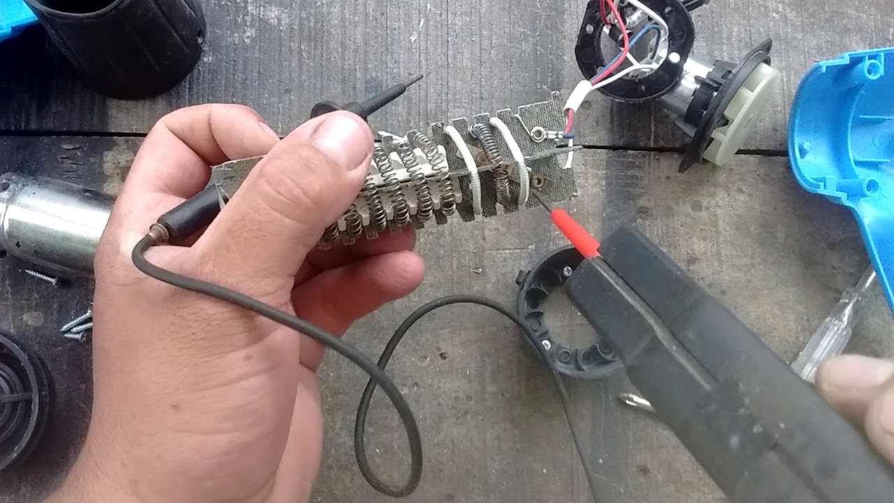 PISTOLA de CALOR no funciona ¿COMO SE REPARA