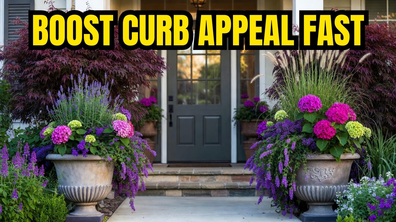 🌸10 Decorative Container Perennials To Plant In A April for Front House Beauty🪴