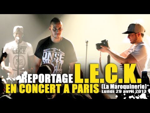 L.E.C.K -- Son concert à la Maroquinerie avec le 113, Sinik, Tunisiano et Mansly