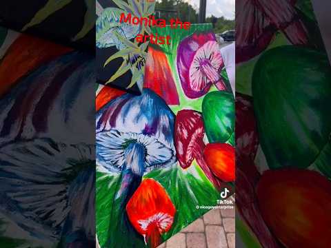 Monika paintings #art #painting #thestacks #diy #outdoorurbanartgallery #paintinbymonika #streetart
