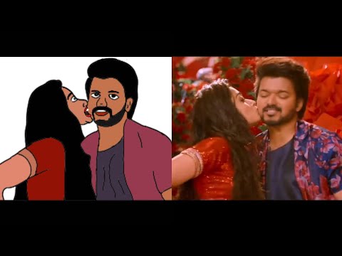 Ranjithame : Full Video Song | Thalapathy Vijay, Rashmika Mandanna Funny Meme Drawing ! 🤣