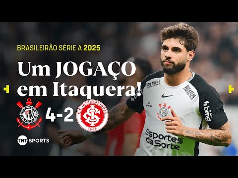 YURI ANOTA HAT-TRICK E TIMÃO VENCE JOGO MALUCO! CORINTHIANS 4X2 INTERNACIONAL | BRASILEIRÃO 2025