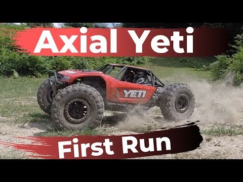 Axial Yeti Rock Racer Kit Version First Bash !