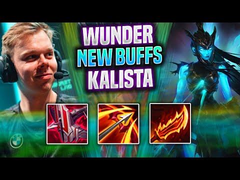 WUNDER NEW META KALISTA TOP WITH NEW BUFFS! - FNC Wunder Plays Kalista Top vs Riven! | Season 2022