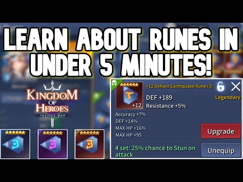 Kingdom of Heroes: Rune Management Guide