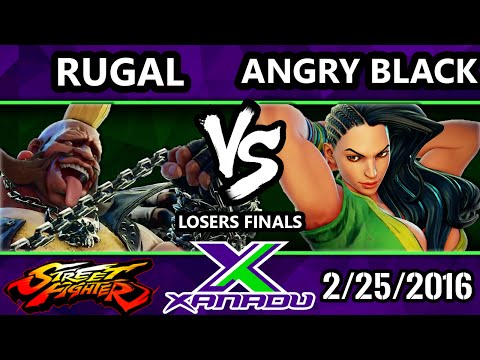 F@X 138 - Rugal (Birdie) Vs. Angry Black (Laura) SFV Losers Finals - Street Fighter V