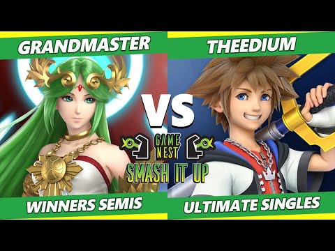 Smash It Up Winners Semis - Grandmaster (Palutena) Vs. Theedium (Falco, Sora) SSBU Ultimate