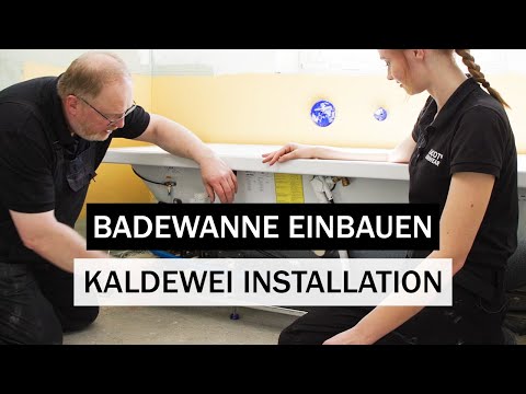 Badewanne einbauen | KALDEWEI Installation mit Sandra Hunke