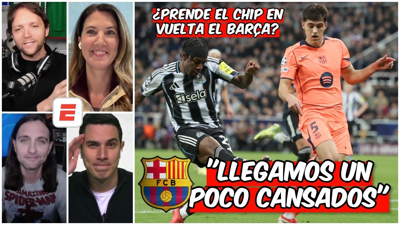 BARCELONA CULPA al CANSANCIO por 'TROPIEZO' en CHAMPIONS vs NEWCASTLE. ¿Excusa valida? | Exclusivos