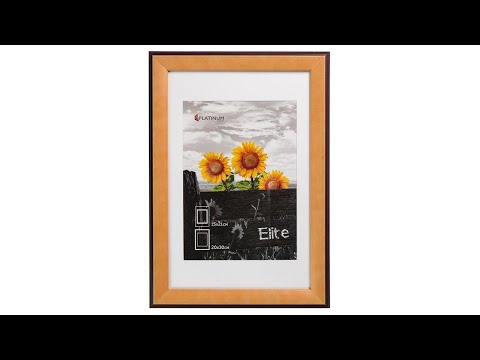 Обзор фоторамки W2018-коричневый 30х40, с паспарту 20х30 см