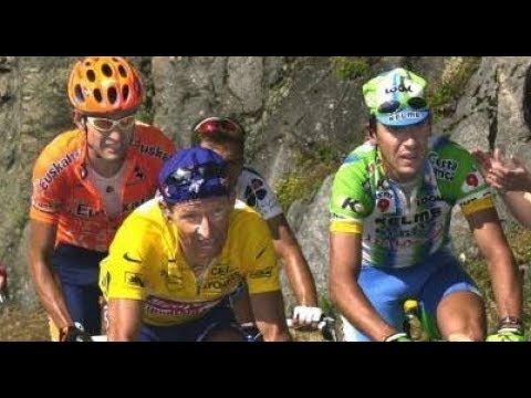 Tour de France 2001 - stage 12 - Armstrong and Ullrich attacks, François Simon still in yellow