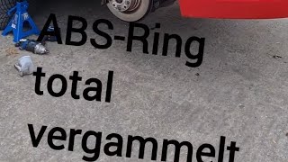 ABS-Ring auf der Antriebswelle erneuern BMW E90 E91 E87 usw. ABS Fehler Auto ruckelt beim fahren.