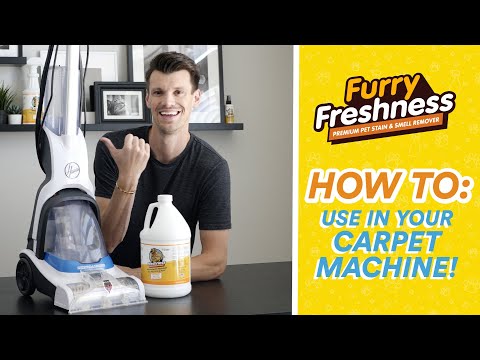YouTube video about: How to use furry freshness in a carpet cleaner?