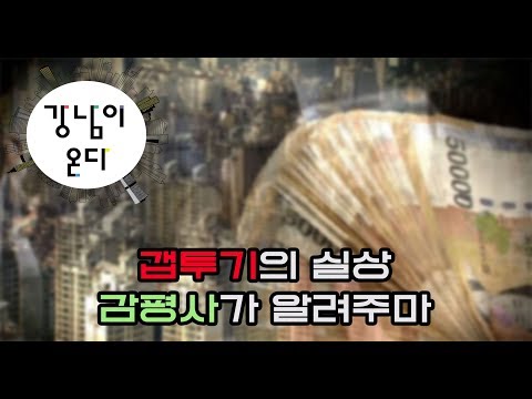 갭투기의 실상, 감평사가 알려주마