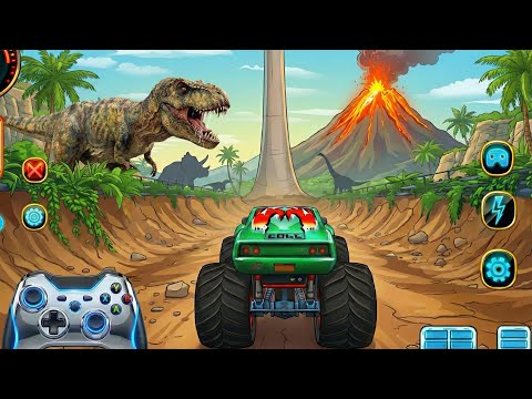 Mega Ramp Challenge!Super Crazy GT Monster Truck Racing Stunts | Android Gameplay #4 | DDK Games